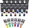 Artist Oil Paint,18 Vibrant Colors with Great Lastfastness, 60ml Large Capacity Tubes, Oil Paint Set Supplies for Artists, Students, Beginners